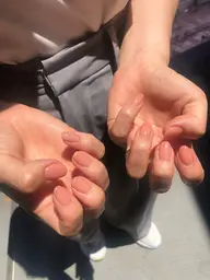 クリアジェルにてきらきらに✳︎