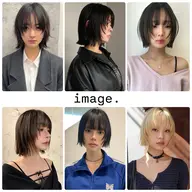 【撮影モデル】ボブカット+トリートメント(補足説明をお読みください)