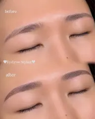 🤍美眉スタイリングモデル🤍毛流れ調整込み✨