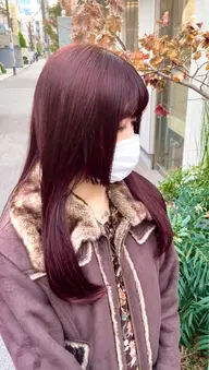 《ファッションカラー🎨》練習モデル🔮ダメージレスカラー剤使用🔮ワンカラーのみ💜