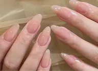 【自爪】ワンカラーorラメグラ・オフ込み・形整え・甘皮ケア込み❤︎