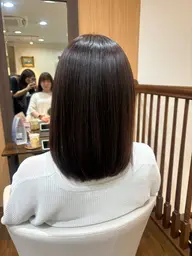 ［最高峰トリートメント付き🌛］カット＋トレンドカラー＋縮毛矯正＋Aujua4step トリートメント