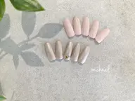 【ワンカラーネイル】 🌿(オフ込み)マグネットジェルOK🎶