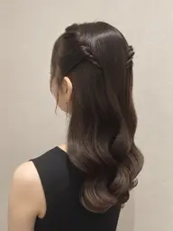 【ヘアセット】巻き下ろし/ハーフアップ