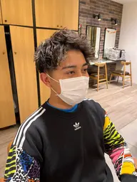 🔥メンズカット+ツイストパーマ✂︎