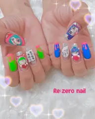 2週間前予約必須:スカルプ♥痛ネイル