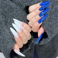 《モチ抜群/爪に優しい》オフあり | チップアート6本🌴デザイン持ち込みコース🦋