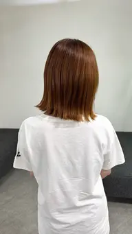 うるツヤカラー + 髪質改善Tr.ライト