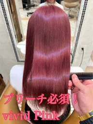 💥大人気炸裂💥 ブリーチ込みダブルカラー+1step髪質改善トリートメント🌈🌈