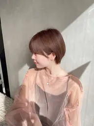 ショートカット+ヒアルロン酸オイルカラー