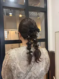 早朝ヘアセット　8時​〜​9時半(30分早まるごとに➕550円)※予約リクエストでの受付
