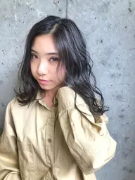 【全員クーポン⭐】オリジナル似合わせカット＆外人風透明感カラー＆ヒアロフッ素トリートメント〈立川/八王子/昭島〉