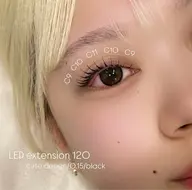 6/14,15限定🌷LEDエクステ120本(オフ込み)🌷(所要時間約90分)