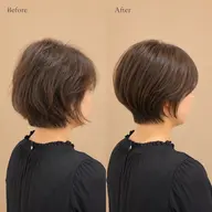 ☔️6月限定☔️【梅雨の広がり・うねり対策】大人ショート➕自然な艶ストレート通常 ¥22,000技術向上で¥12,000