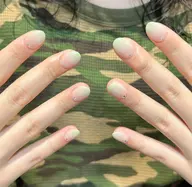 HAND⭐️オフなし⭐️チップ長さ出し10本カラーグラデーション(クリアベース)