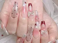 ♡✨[チップスカルプ長さだし]・100分持ち込みデザイン💓