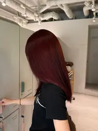 【秋の艶カラー🍁】柔らか暖色カラー＋似合わせカット＋艶髪Aujuaトリートメント