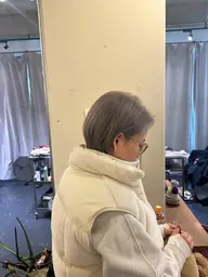 ショートカットモデル+ミルボントリートメント