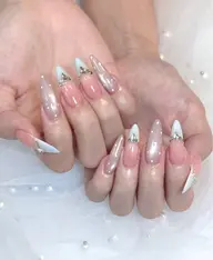 【長さだし10本】持ち込み/アートやり放題+パーツ付け放題💅🎀