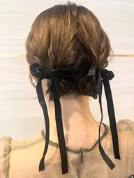 🫧🐰クリエイティブヘアセット🐰🫧《🥀カチモリ🎀リボン👯♂️ツイン🍡お団子🪽編み込み》