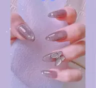 🦋スカルプ+ピカピカマグネット、フラッシュネイル¥9980円★