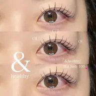 &Healthy 100本🩶エクステ×パーマ