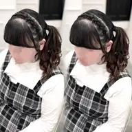 【平日9:00~限定】シンプルヘアアレンジ／ヘアセットモデル