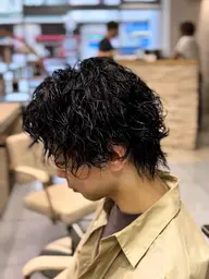 🌀カット➕サーフカールパーマ🌊柔らか質感で垢抜ける！横浜メンズ限定サーフカールパーマ