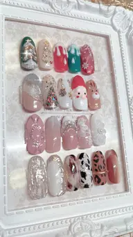 ハンド💅ジェルワンカラーアート2本コース❤️(オフ別途で可)