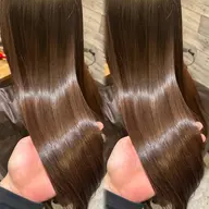✨髪質改善✨ケアカラー自社開発【髪質改善】トリートメント➕カット✂️