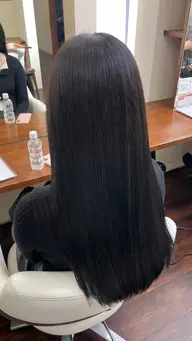 縮毛矯正+髪質改善トリートメント+プチスパ