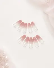 【オフあり】グラデーションorフレンチ🩵クリアベース
