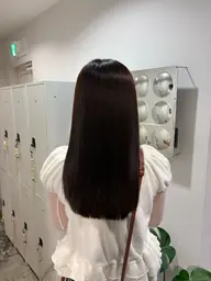 🎀【人気】🎀髪質改善ストレート+カット+Aujuaトリートメント