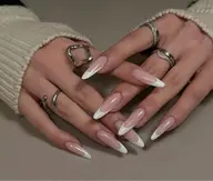 【自爪】👑ベースあり➕フレンチネイル👑