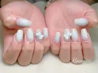 平日・当日限定🎀チークネイル🎀クリアベース✨