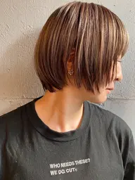 カット➕白髪ぼかしカラー➕Aujua4ステップトリートメント