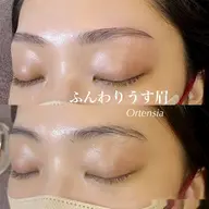 【ふんわりうす眉毛】ワックス→間引き