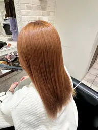 【 ブリーチなし全頭ダブルカラー 】┊ ブリーチなしでも柔らかく透けるカラー🫧┊ ブリーチに抵抗ある方
