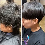 メンズナチュラルストレート（縮毛矯正）✖️カット✖️トリートメント✂️