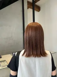 カット+グレイカラー