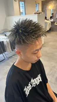 メンズ限定カット+ハイライトorメッシュ