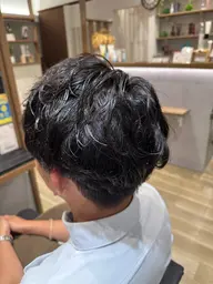 メンズカット&ニュアンスパーマ・フェザーパーマ・シャドウパーマ