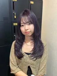 〈レイヤーカットモデル〉2step艶トリートメント付き【必ず補足説明を確認してください】