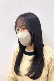 【手触り最高◎】プレミアム艶カラー＋トリートメント＋ナノバブル美髪ケア