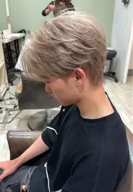 【平日限定18:00​〜​】【韓国風センターパートウルフ🇰🇷】【メンズカット✨️】