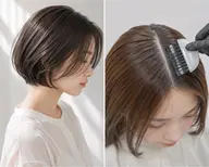 カット✂+リタッチカラー❤️‍🔥【おしゃれ染め、白髪染めどちらでもOK】+質感トリートメント💧