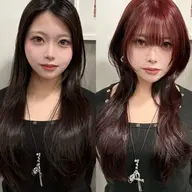 【🫧トレンド韓国風🫧】顔周りハイレイヤー＋透明感カラー¥7,700（通常¥11,000）