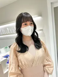 【人気No.2🧴】 カット+透明感ケアカラー+選べるTR 〈アロマスパ付き〉
