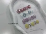 オフなし☆フット【夏design】4種類から選べる夏ネイル定額デザイン🌺