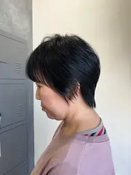 【カットモデル】スッキリ小顔見え🙆♀️レディースショートスタイル